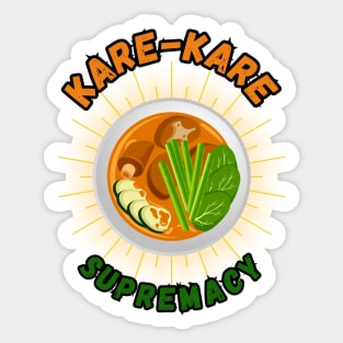 Kare kare supremacy filipino food Sticker